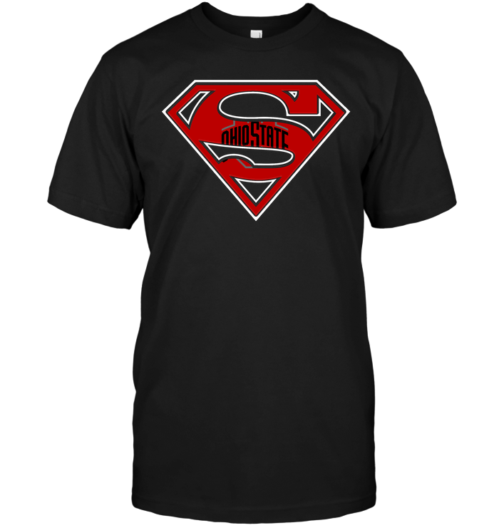 Superman Ohio State Buckeyes T-Shirt Superman Ohio State Buckeyes T-Shirt