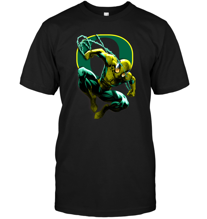 Spider-Man Oregon Ducks T-Shirt Spider-Man Oregon Ducks T-Shirt
