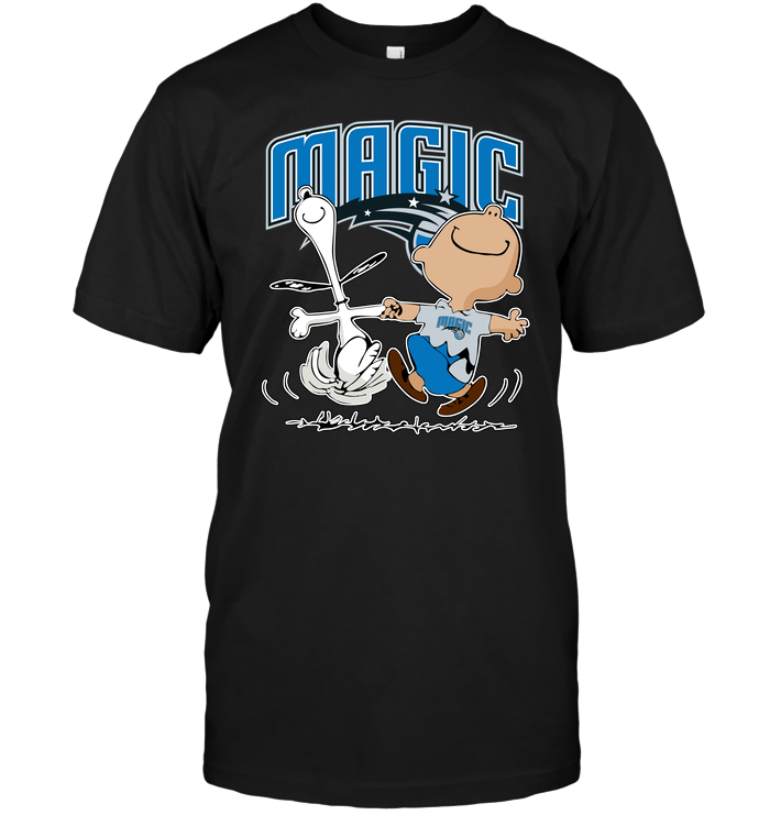 Orlando Magic "charlie Brown & Snoopy" T-Shirt Orlando Magic "charlie Brown & Snoopy" T-Shirt