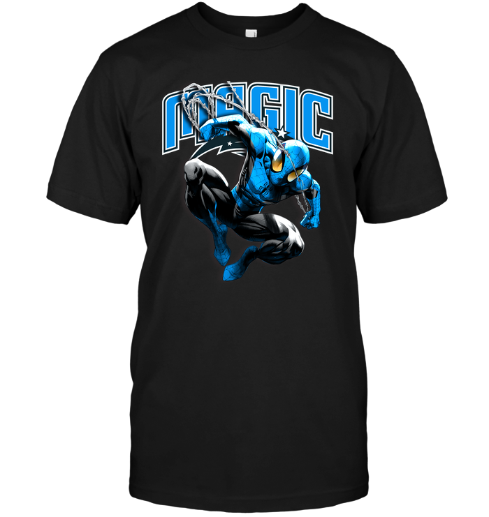 Orlando Magic "spiderman" Superhero T-Shirt Orlando Magic "spiderman" Superhero T-Shirt