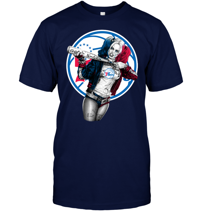 Philadelphia 76ers "harley Quinn" T-Shirt Philadelphia 76ers "harley Quinn" T-Shirt
