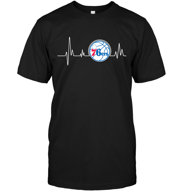 Philadelphia 76ers "76ers Heartbeat" T-Shirt Philadelphia 76ers "76ers Heartbeat" T-Shirt