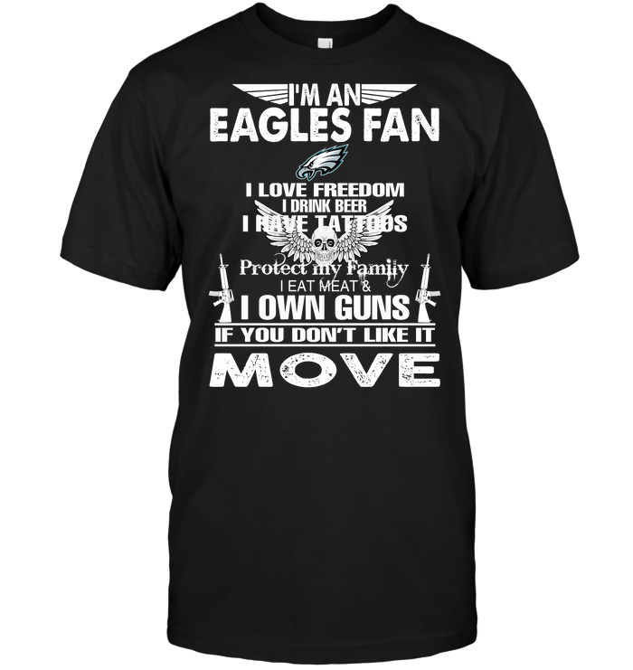 Philadelphia Eagles "i'm A Eagles Fan" Personality T-Shirt Philadelphia Eagles "i'm A Eagles Fan" Personality T-Shirt
