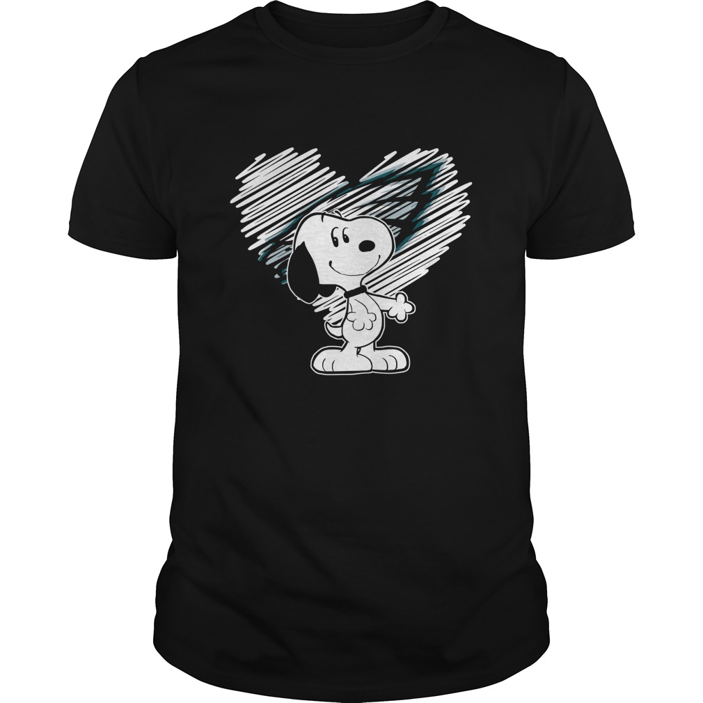 Philadelphia Eagles "snoopy In My Heart" T-Shirt Philadelphia Eagles "snoopy In My Heart" T-Shirt