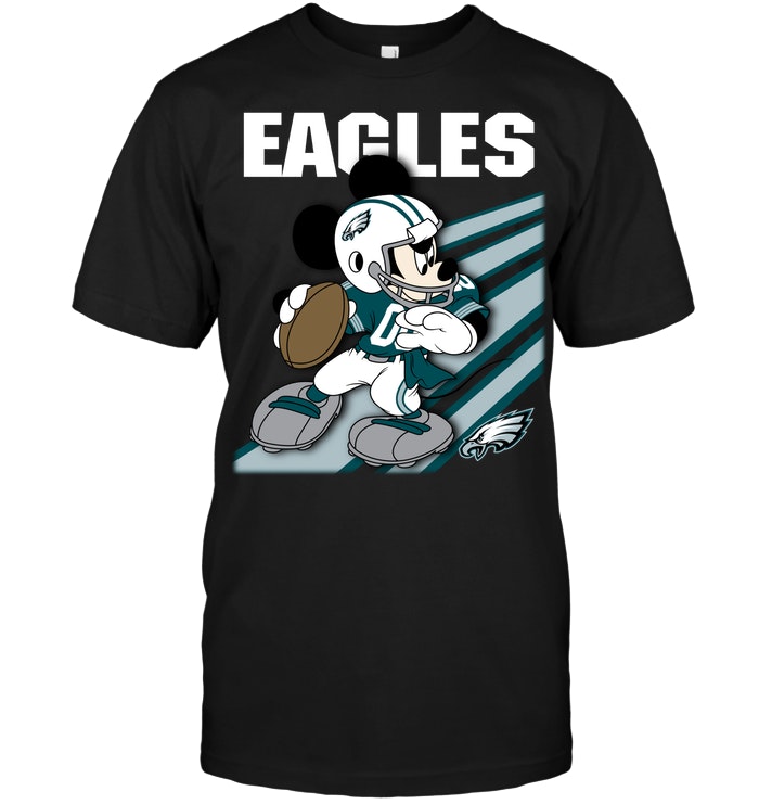 Philadelphia Eagles "mickey Mouse" Disney Football T-Shirt Philadelphia Eagles "mickey Mouse" Disney Football T-Shirt
