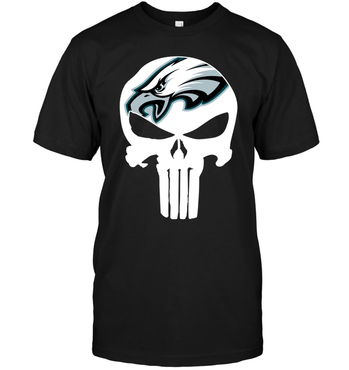 Philadelphia Eagles "punisher Skull" T-Shirt Philadelphia Eagles "punisher Skull" T-Shirt