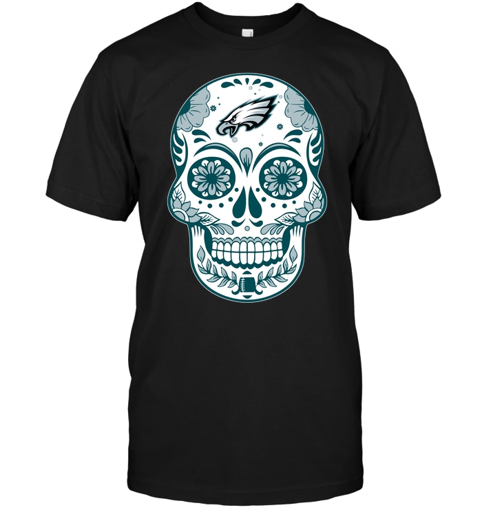 Philadelphia Eagles "sugar Skull" T-Shirt Philadelphia Eagles "sugar Skull" T-Shirt