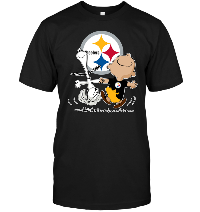 Pittsburgh Steelers "charlie Brown & Snoopy" T-Shirt Pittsburgh Steelers "charlie Brown & Snoopy" T-Shirt