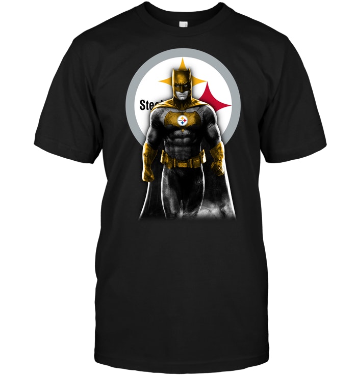 Pittsburgh Steelers "batman Bruce Wayne" T-Shirt Pittsburgh Steelers "batman Bruce Wayne" T-Shirt