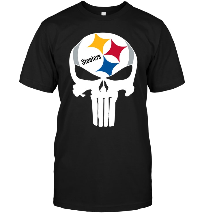 Pittsburgh Steelers "punisher Skull" T-Shirt Pittsburgh Steelers "punisher Skull" T-Shirt