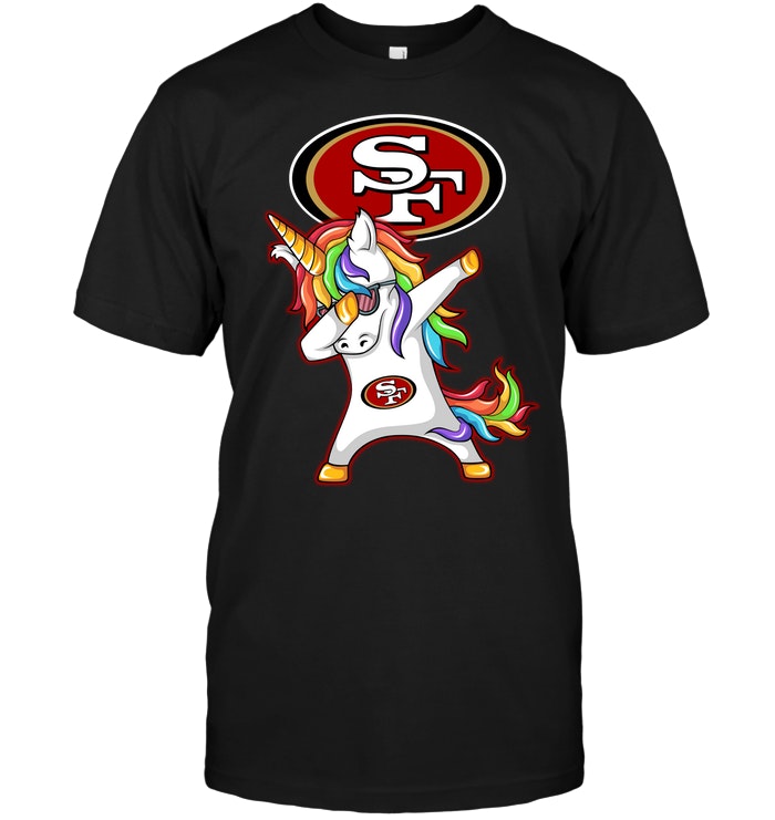 San Francisco 49ers "dabbing Unicorn" T-Shirt San Francisco 49ers "dabbing Unicorn" T-Shirt