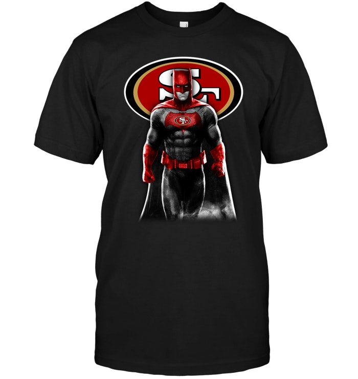 San Francisco 49ers "batman Bruce Wayne" T-Shirt San Francisco 49ers "batman Bruce Wayne" T-Shirt