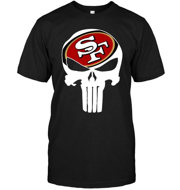 San Francisco 49ers "punisher Skull" T-Shirt San Francisco 49ers "punisher Skull" T-Shirt
