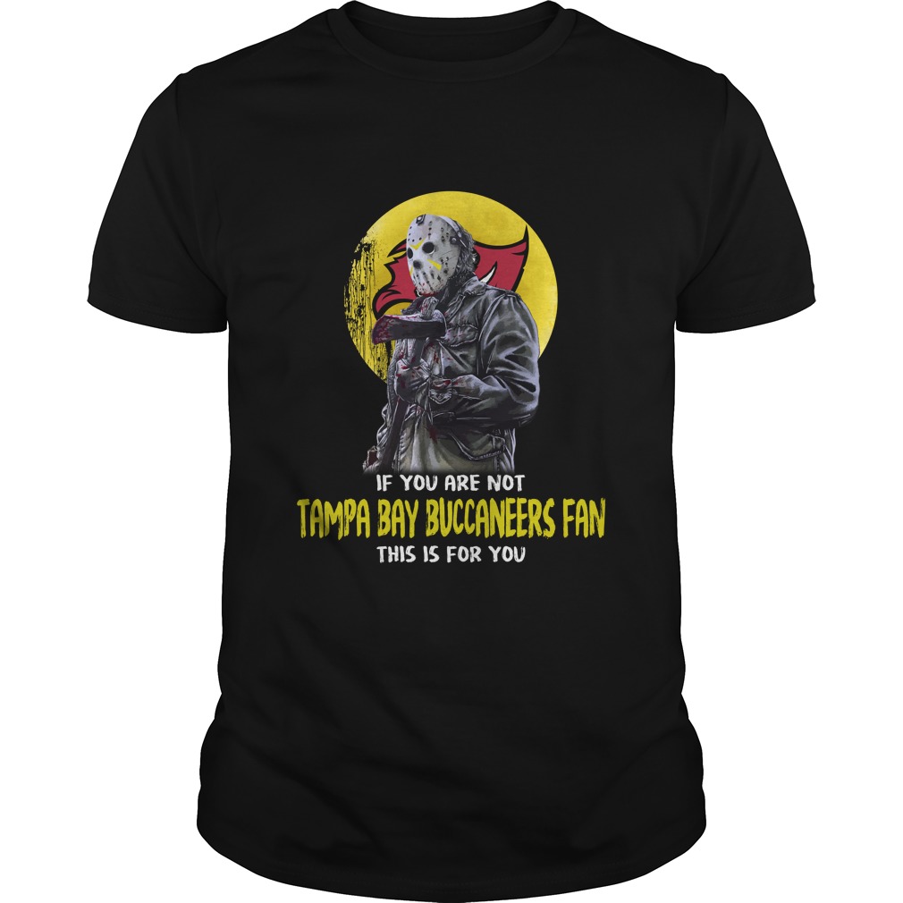 Tampa Bay Buccaneers "jason Voorhees - Fan Or Else" T-Shirt Tampa Bay Buccaneers "jason Voorhees - Fan Or Else" T-Shirt