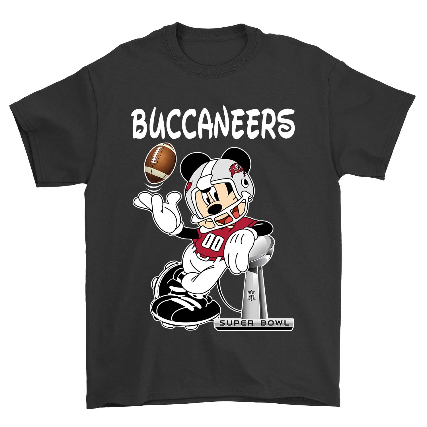 Tampa Bay Buccaneers "mickey Mouse" Disney T-Shirt Tampa Bay Buccaneers "mickey Mouse" Disney T-Shirt