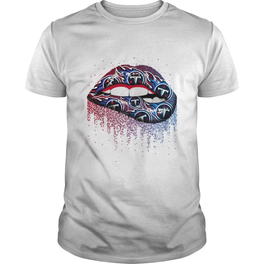 Tennessee Titans Lips T-Shirt Tennessee Titans Lips T-Shirt