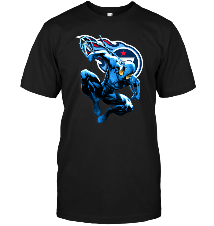Tennessee Titans "spiderman" Superhero T-Shirt Tennessee Titans "spiderman" Superhero T-Shirt