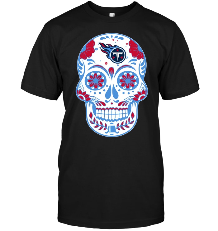 Tennessee Titans "sugar Skull" T-Shirt Tennessee Titans "sugar Skull" T-Shirt