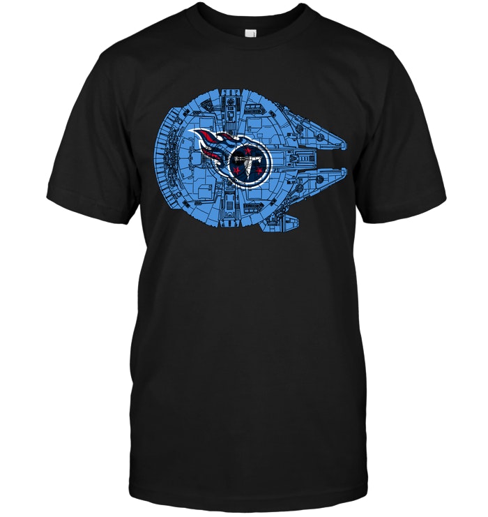 Tennessee Titans "millennium Falcon" Star Wars T-Shirt Tennessee Titans "millennium Falcon" Star Wars T-Shirt