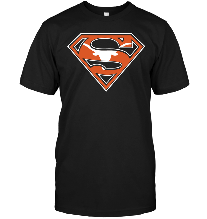 Superman Texas Longhorns T-Shirt Superman Texas Longhorns T-Shirt