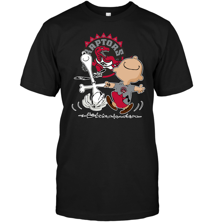 Toronto Raptors "charlie Brown & Snoopy" T-Shirt Toronto Raptors "charlie Brown & Snoopy" T-Shirt