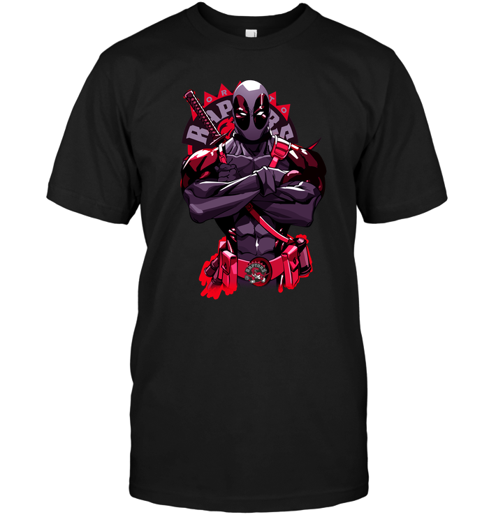 Toronto Raptors "deadpool" Crossover T-Shirt Toronto Raptors "deadpool" Crossover T-Shirt