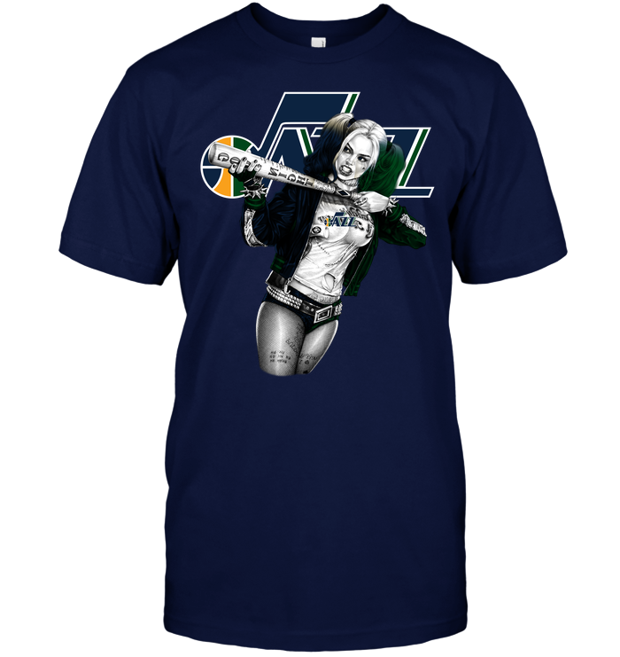 Utah Jazz "harley Quinn" T-Shirt Utah Jazz "harley Quinn" T-Shirt