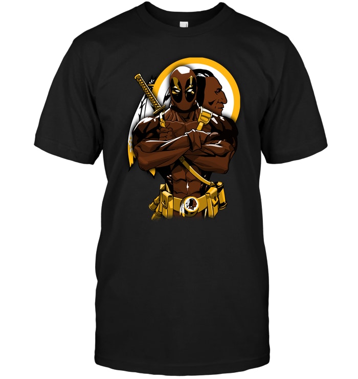 Washington Redskins "deadpool" Crossover T-Shirt Washington Redskins "deadpool" Crossover T-Shirt