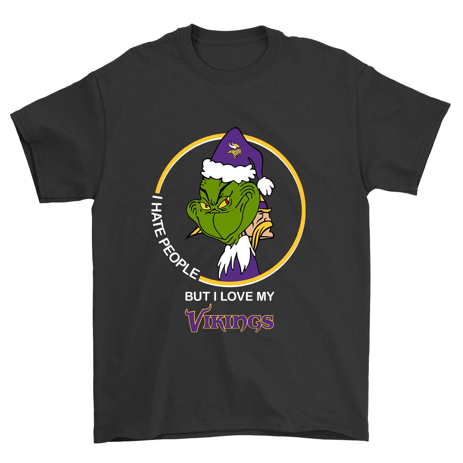 Washington Redskins "grinch - I Hate People" T-Shirt Washington Redskins "grinch - I Hate People" T-Shirt