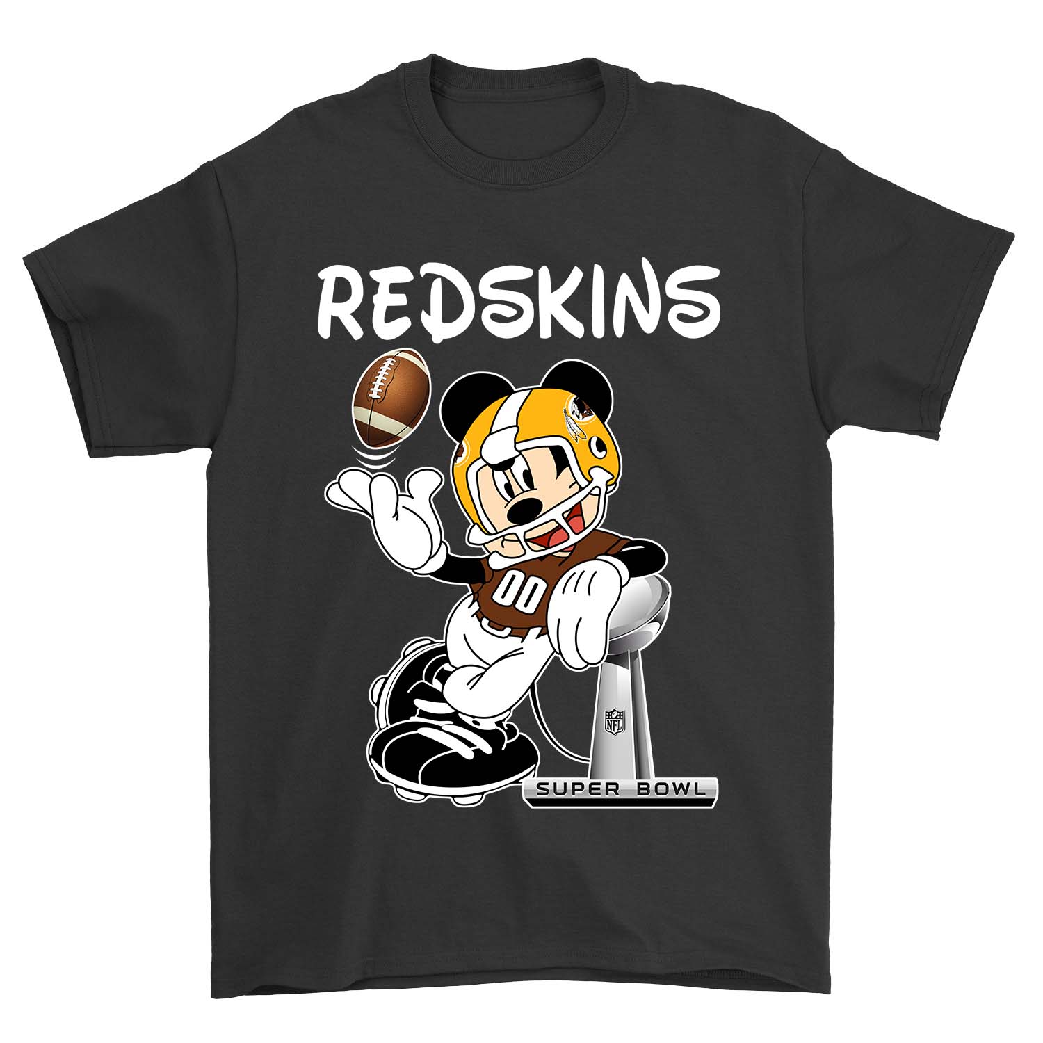 Washington Redskins "mickey Mouse" Disney T-Shirt Washington Redskins "mickey Mouse" Disney T-Shirt