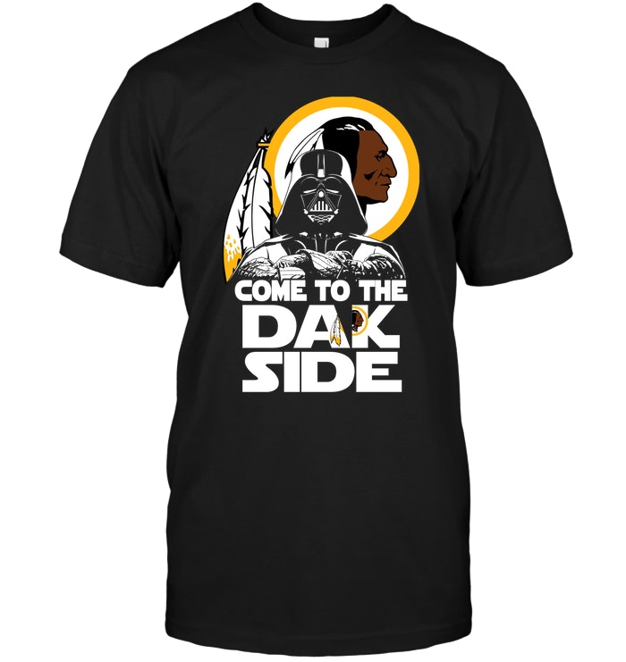 Washington Redskins "come To The Dark Side" Star Wars T-Shirt Washington Redskins "come To The Dark Side" Star Wars T-Shirt