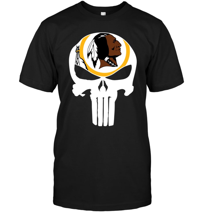 Washington Redskins "punisher Skull" T-Shirt Washington Redskins "punisher Skull" T-Shirt