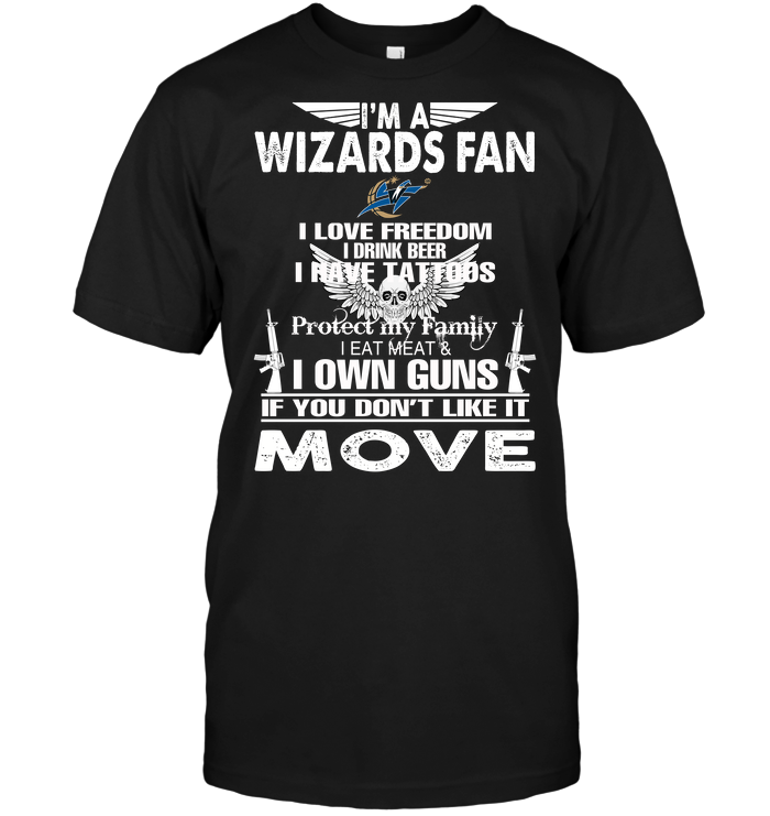Washington Wizards "i'm A Wizards Fan" Personality T-Shirt Washington Wizards "i'm A Wizards Fan" Personality T-Shirt