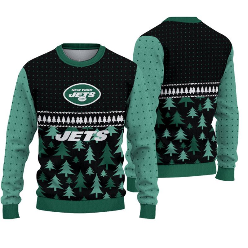 New York Jets Ugly Christmas Sweater - Festive Fan Apparel