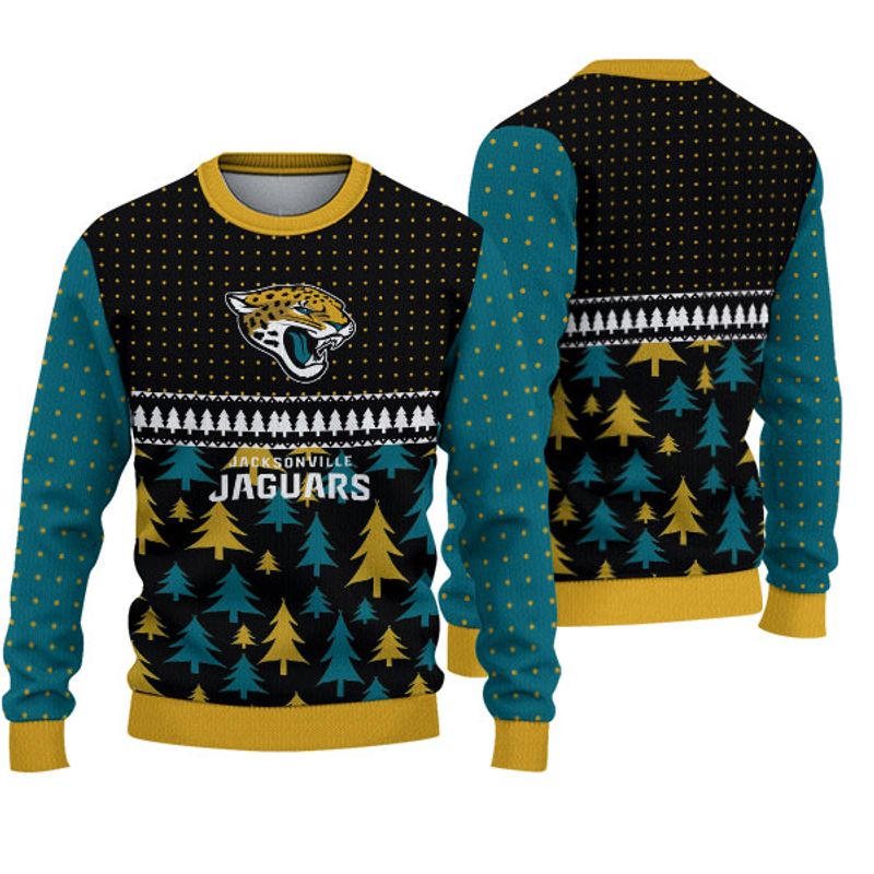 Jacksonville Jaguars Festive Holiday Sweatshirt