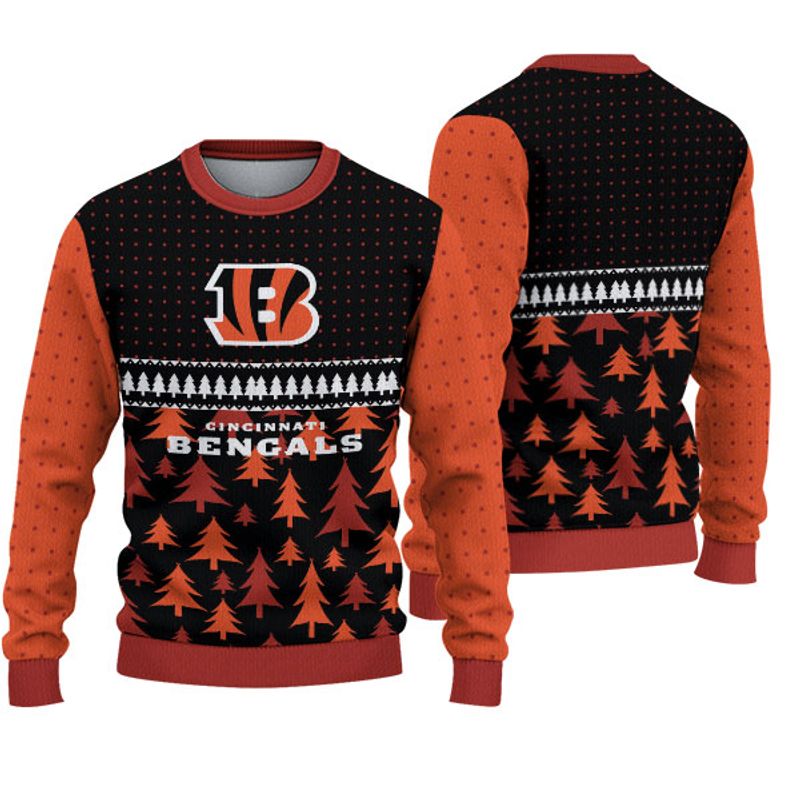Cincinnati Bengals "ugly Christmas" Sweatshirt