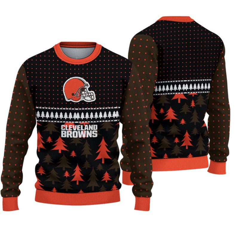 Cleveland Browns Festive Holiday Sweatshirt