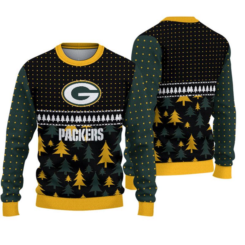 Green Bay Packers Festive Holiday Sweatshirt