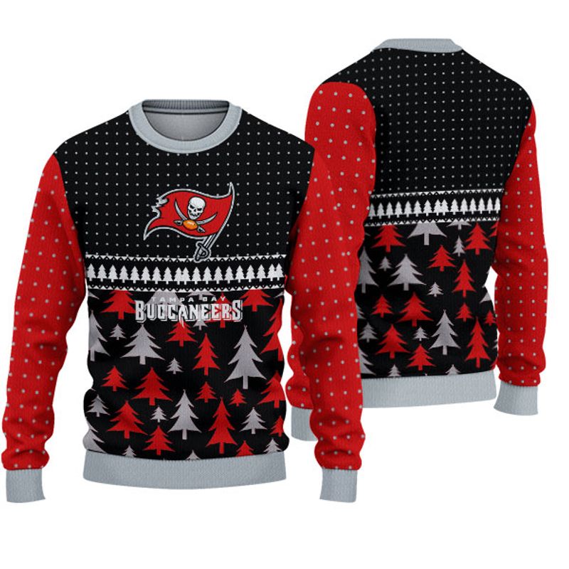 Tampa Bay Buccaneers Festive Holiday Sweatshirt