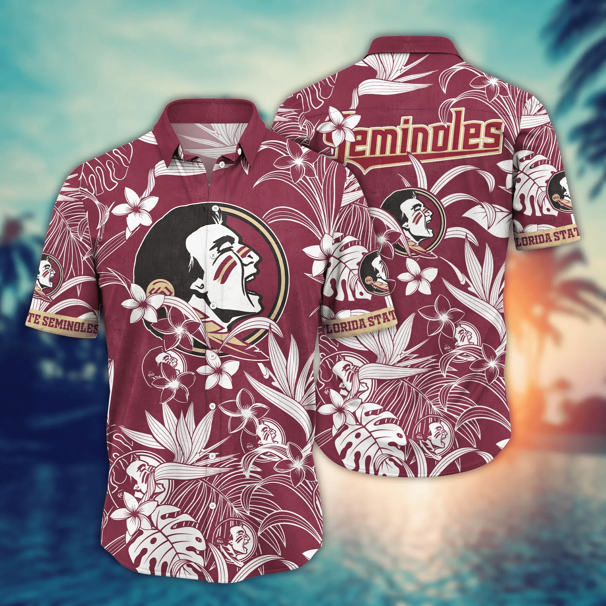 Florida State Seminoles Hawaiian Tropical Shirt