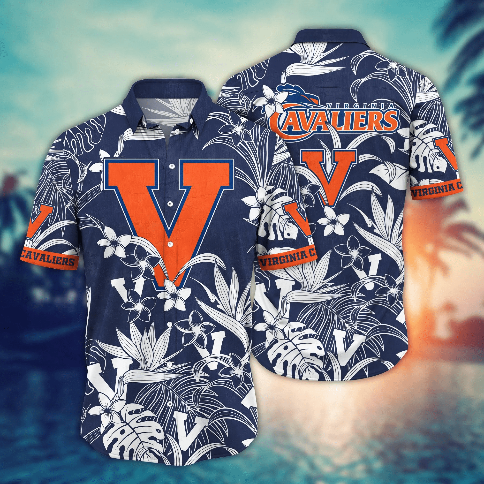 Virginia Cavaliers Hawaiian Tropical Shirt