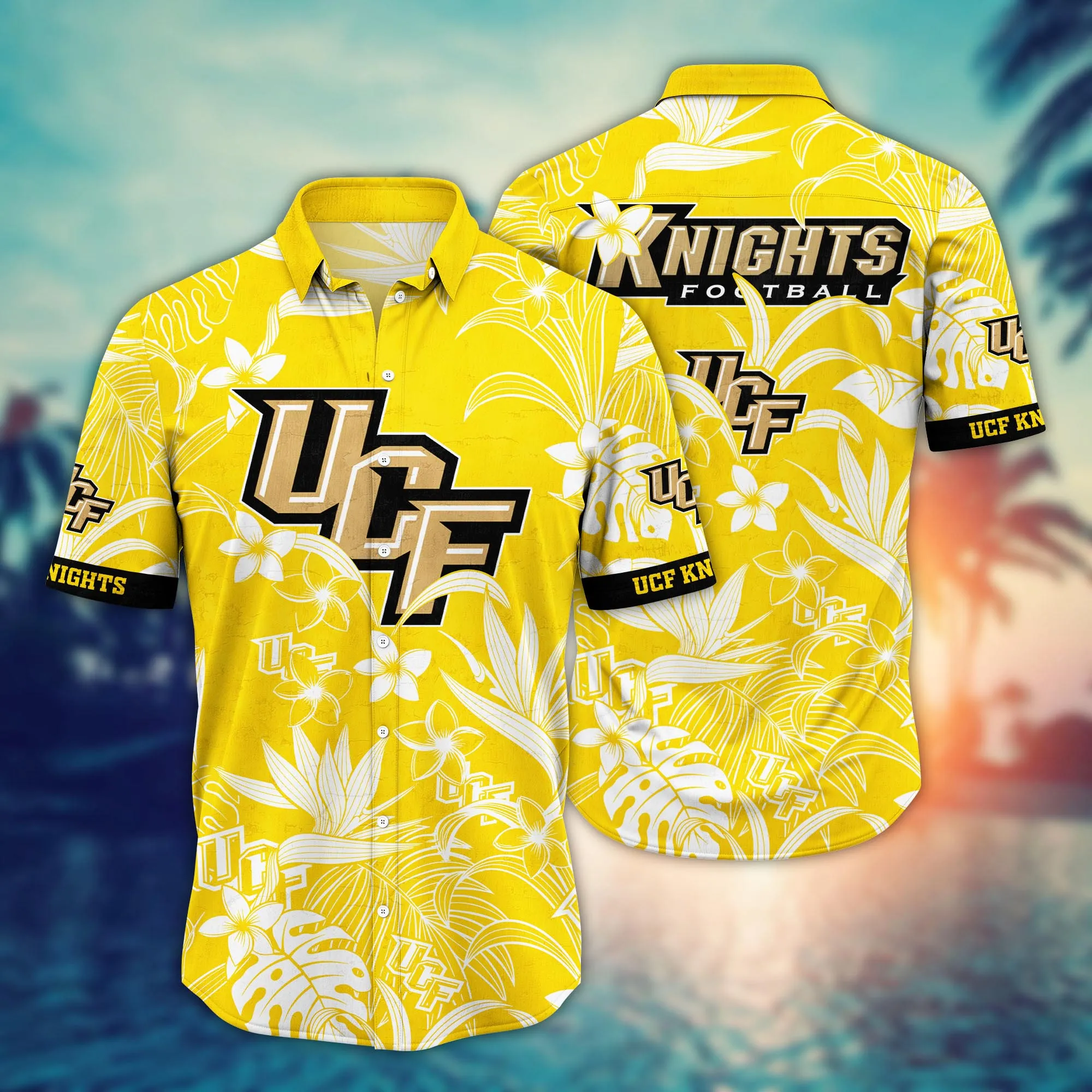 Ucf Knights Hawaiian Shirt – Tropical Flower Aloha Shirt