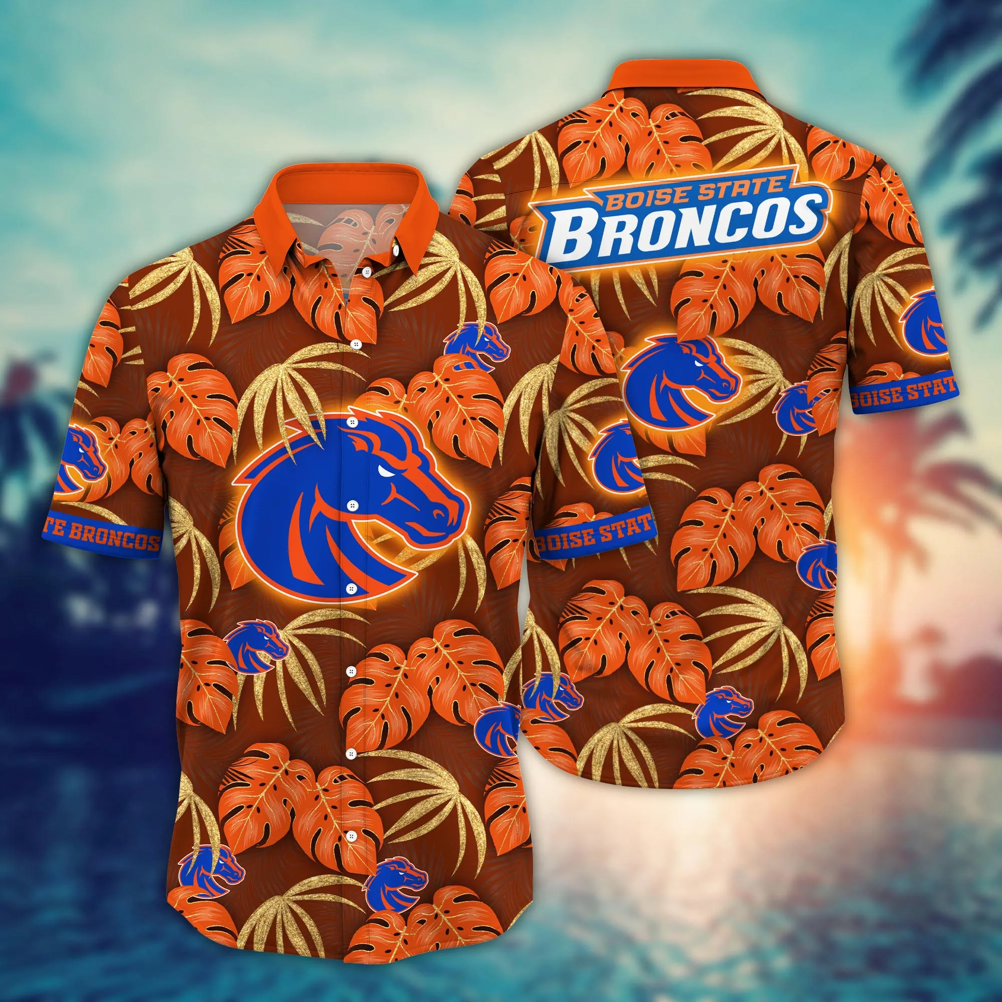 Boise State Broncos Spirit - Classic Hawaiian Shirt With A Tropical Twist