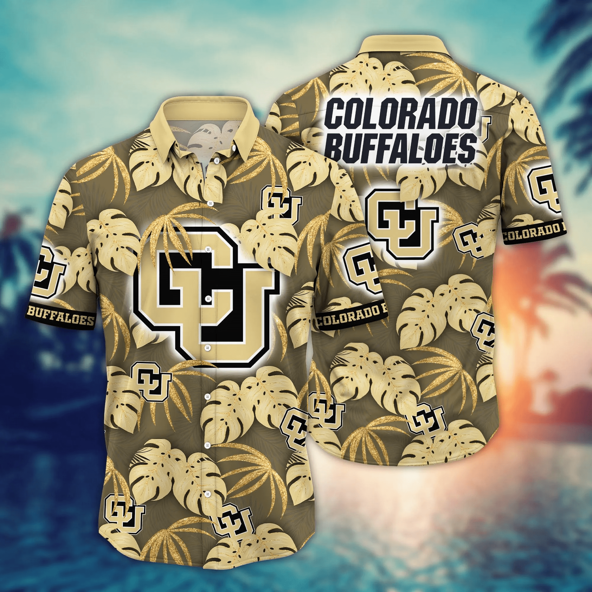 Colorado Buffaloes Tropical Floral Hawaiian Shirt