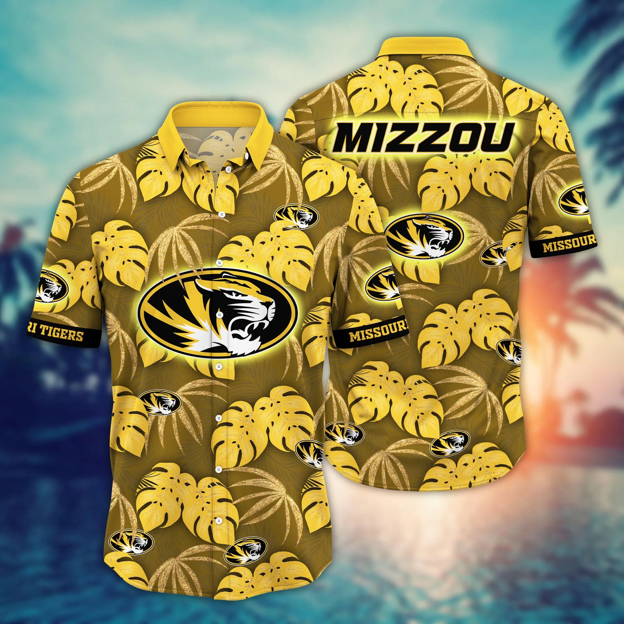 Missouri Tigers Fan's Paradise - Hawaiian Shirt In A Tropical Print