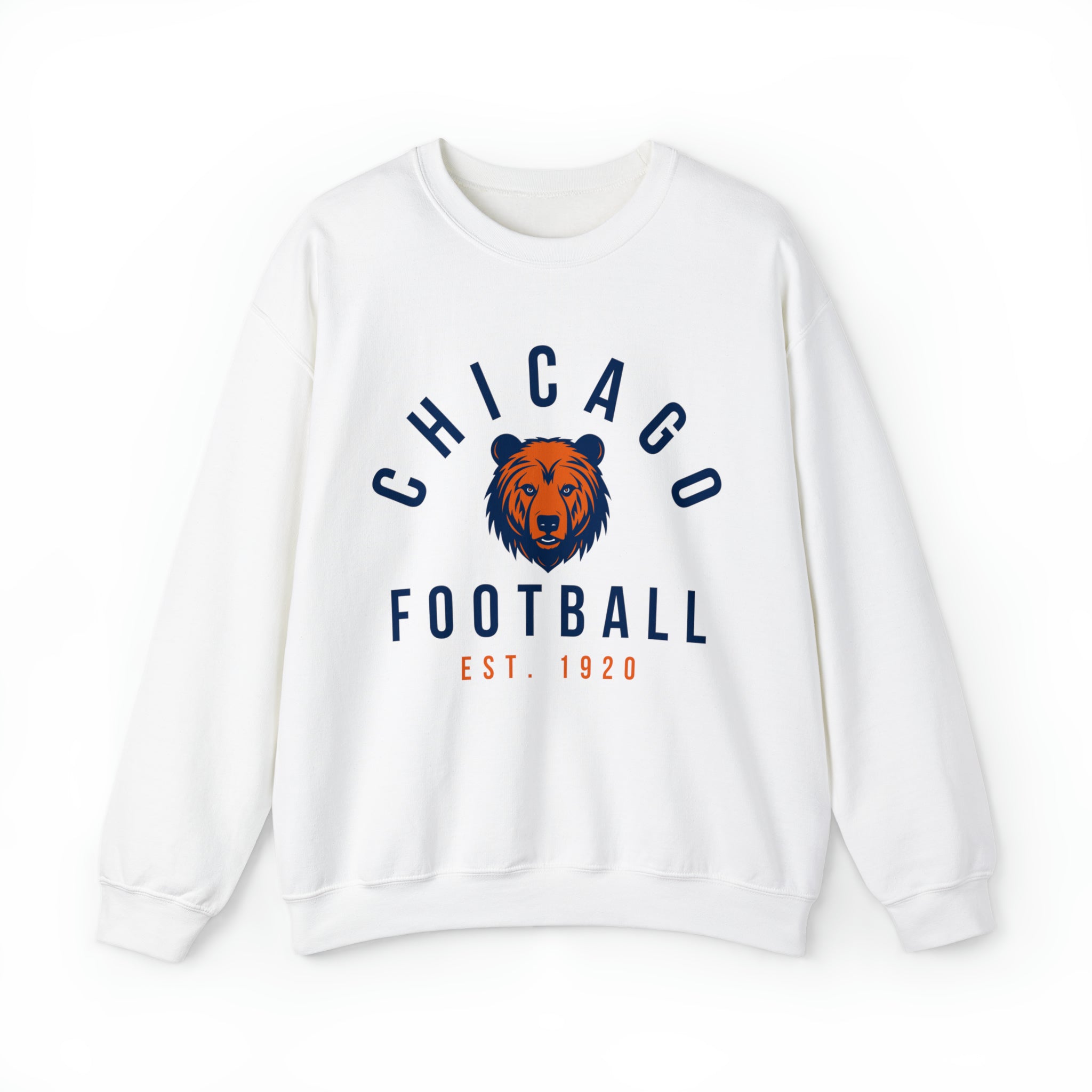 Vintage Chicago Bears Crewneck Sweatshirt - Classic Unisex Nfl Style Vintage Chicago Bears Crewneck Sweatshirt - Classic Unisex Nfl Style