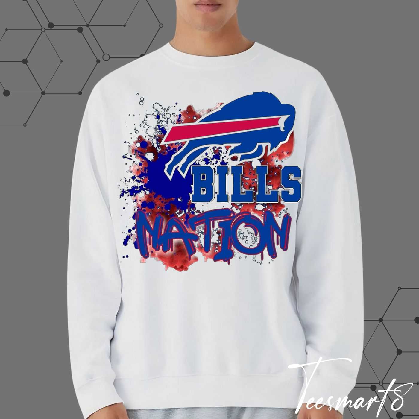 Buffalo Bills Nation Graffiti Style Hoodie