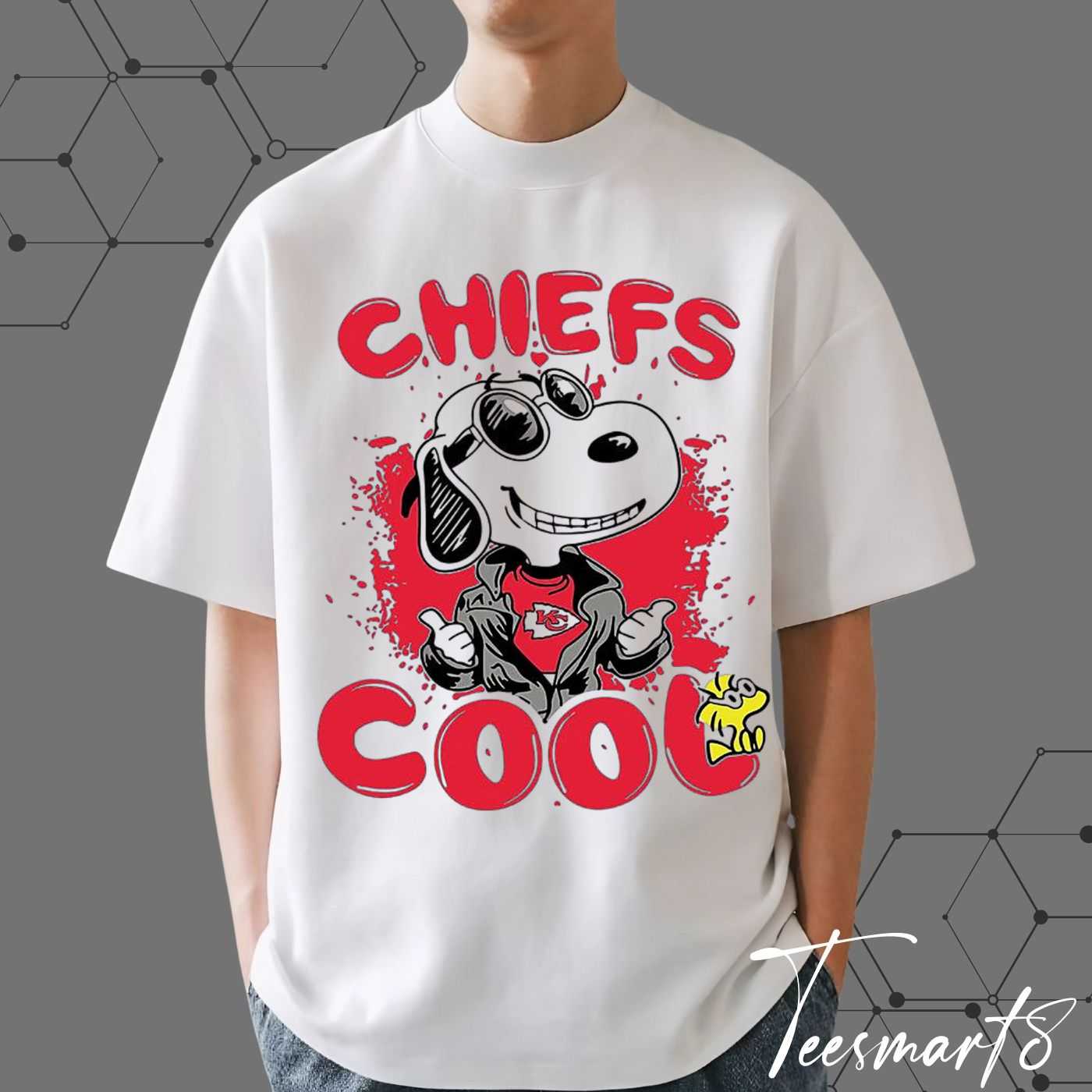 Kansas City Chiefs Snoopy Cheer T-Shirt