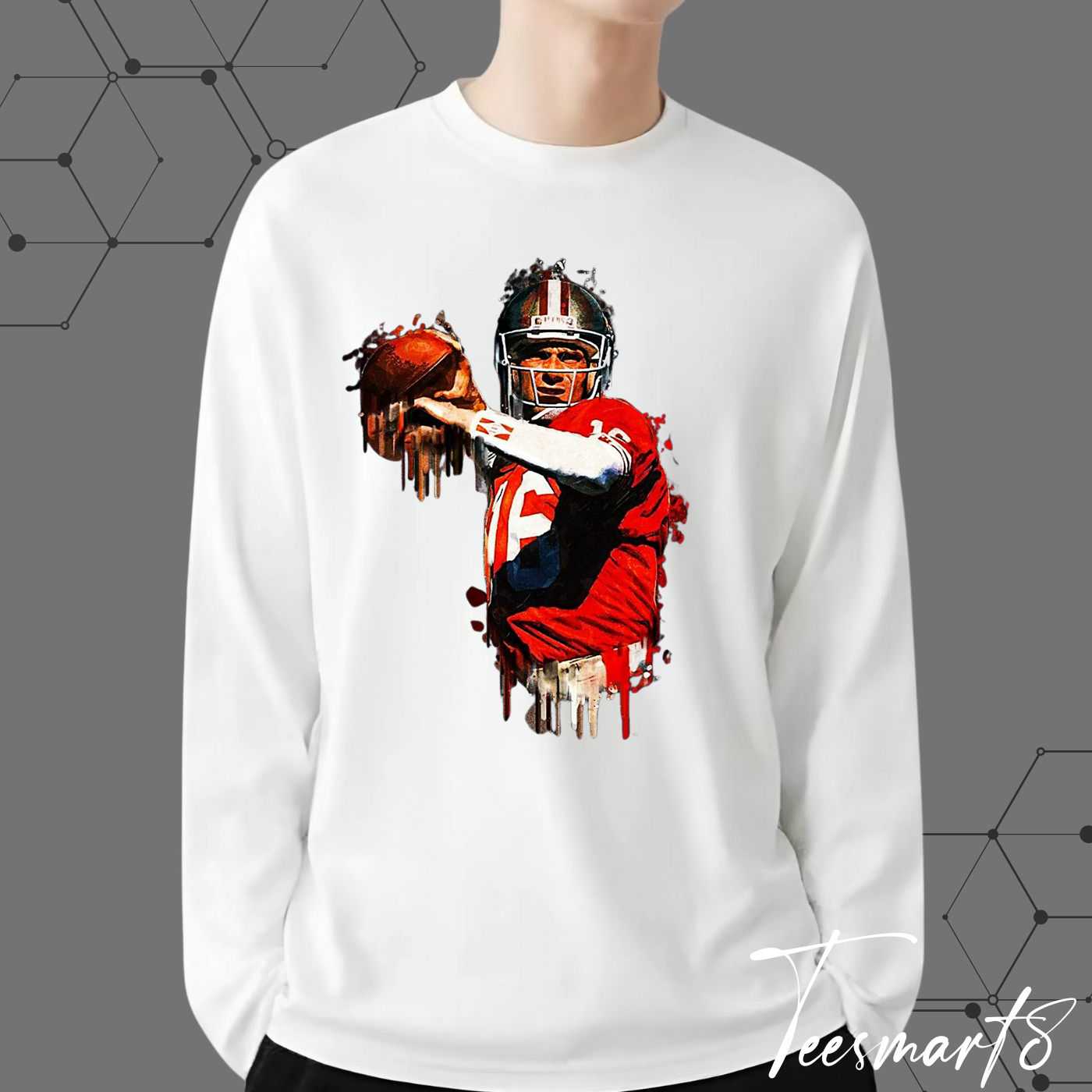 San Francisco 49ers Player Watercolor Sweatshirt