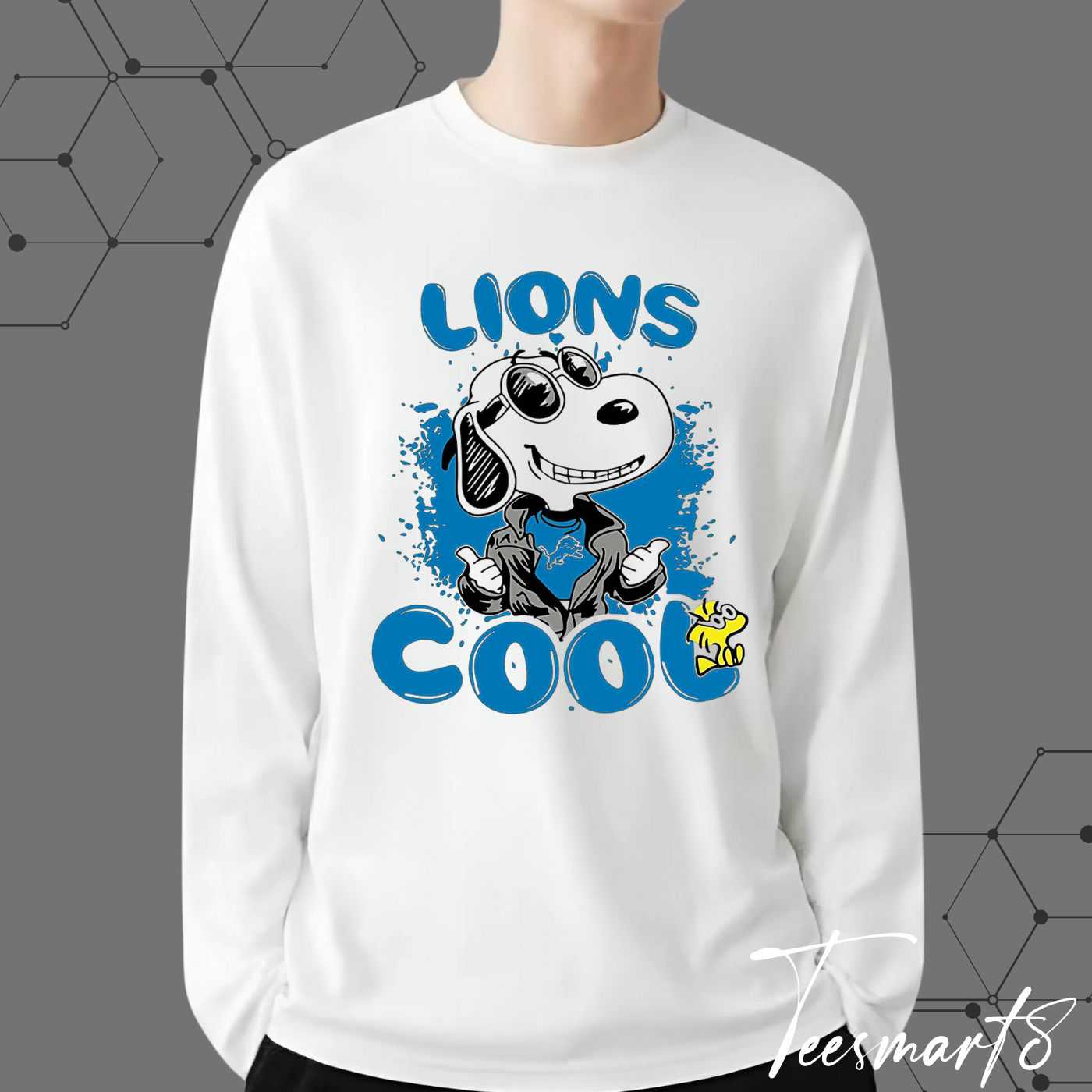Detroit Lions Snoopy "lions Cool" Sweatshirt